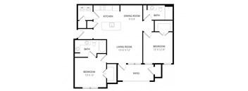 a floor plan of a house