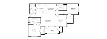a floor plan of a house