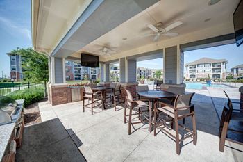 take advantage of our covered patio at the bradley braddock road station apartments