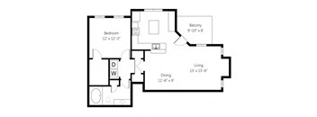 a floor plan of a house