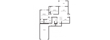 a floor plan of a home with a mix of old and new flooring