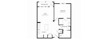 a floor plan of a house