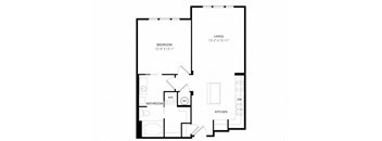 a black and white floor plan of a house
