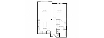 a black and white floor plan of a house