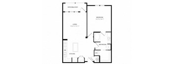 a floor plan of a house