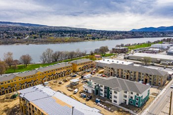 aerial photo of 600 riverside construction - Photo Gallery 17