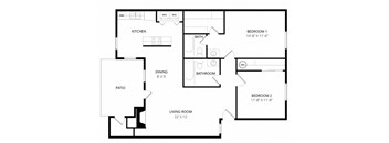 Large 2 Bedroom