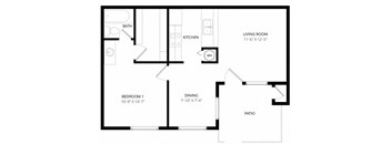 Small 1 Bedroom