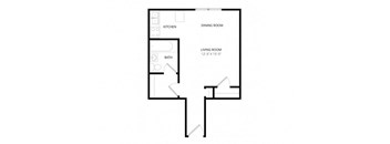 Mendenhall Tower Apartments - Floorplan