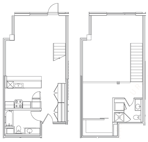 bedroom floor plan of a small modern house