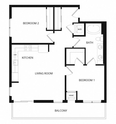 an illustration of a floor plan of a house