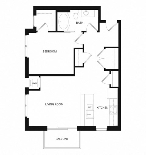 a floor plan of a house with an open floor plan