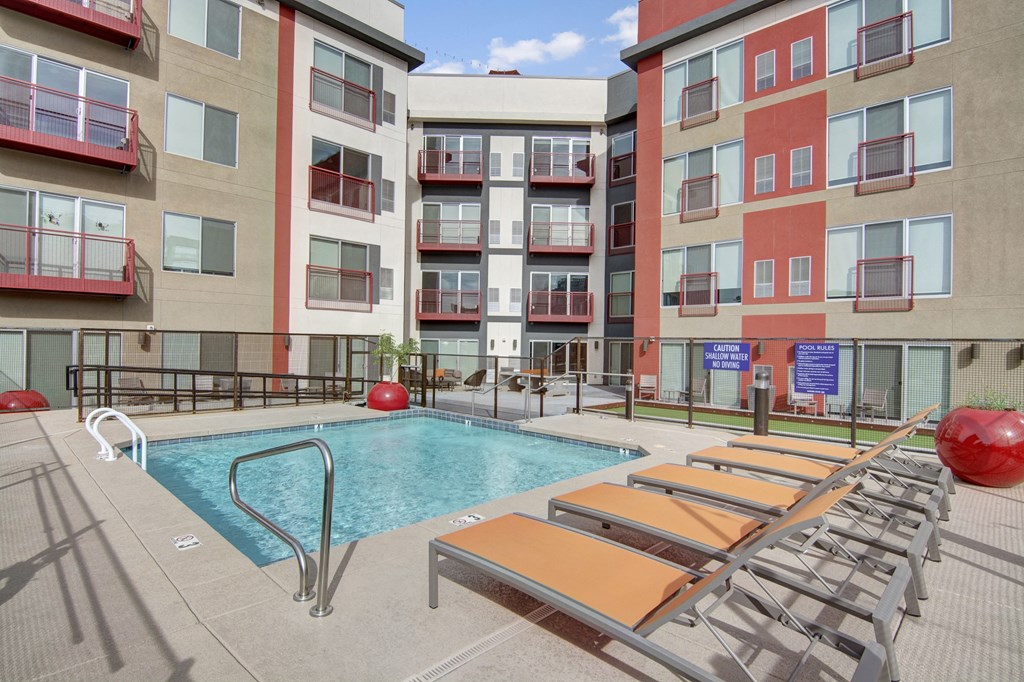 our apartments in a city have a swimming pool