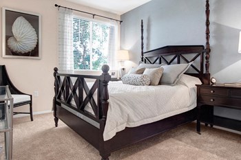 Light Filled Bedroom with Plush Carpeting Rivers Edge Bedroom - Photo Gallery 5