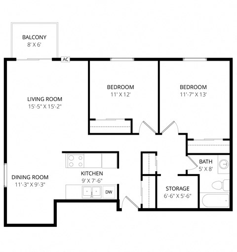 Windscape floorplan - Windscape Outdoors - Williston, ND - Weidner Foundation