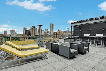 Vue Rooftop Seating View