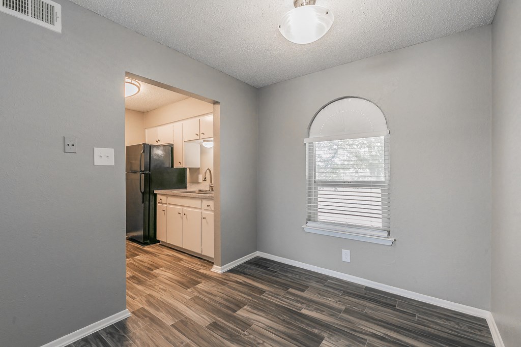 Separate dining area