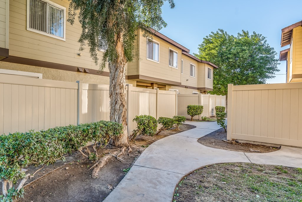 our apartments offer a walkway to the community