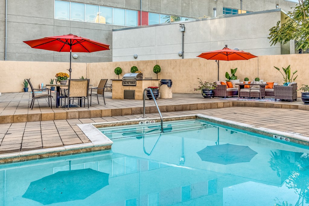 take a dip in our resort style pool