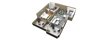 1 Bed 1 Bath Apartments 750 Sq.Ft. at Citrus Gardens Apartments Fontana, CA 92335