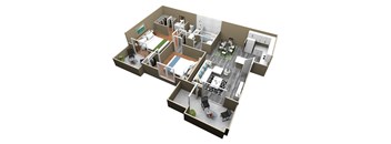 2 Bed 2 Bath Apartments 900 Sq.Ft. at Citrus Gardens Apartments Fontana, CA 92335