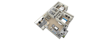 2 Bedroom Apartments 810 Sq.Ft. at Raintree Apartments in Highland, CA 92346