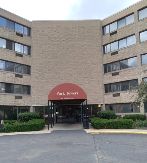 the building where the hotel is located