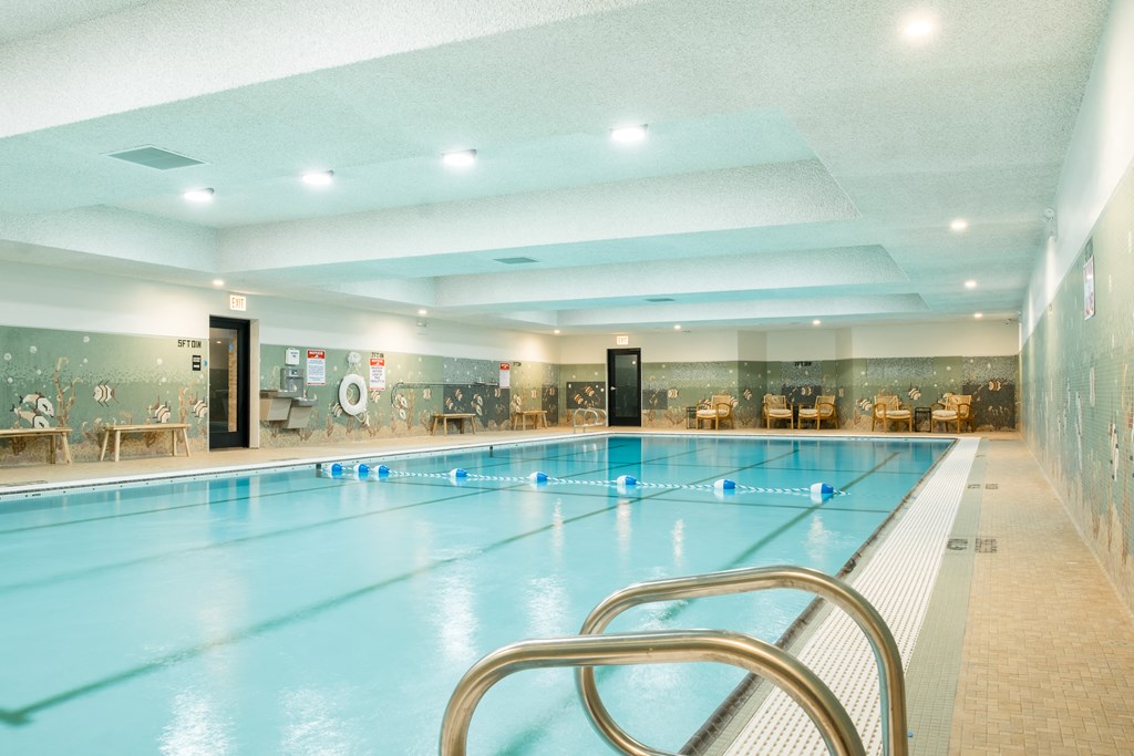 The Duncan indoor pool with swimming lanes