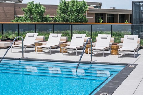 Roof Lounge at the Rosie apartments in Pilsen at 1461 S Blue Island Ave
