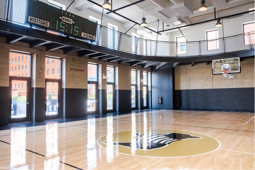 The Duncan basketball court