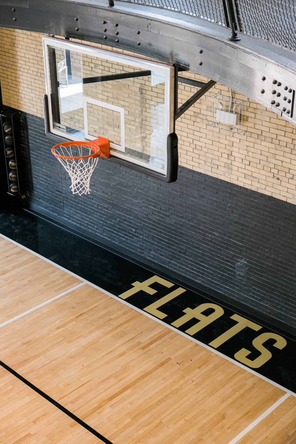 FLATS basketball court at The Duncan