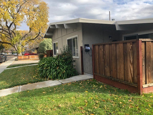 Right side of property