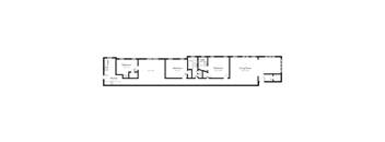 Spacious 3 Bedroom, 2 Bath Floorplan Image