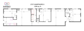 Hampshire 2737, 3 Bedroom 1 Bath at Integrity Cleveland Heights, Cleveland Heights, Ohio