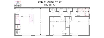 Euclid Heights 2744, 2 Bedroom 1 Bath at Integrity Cleveland Heights, Cleveland Heights