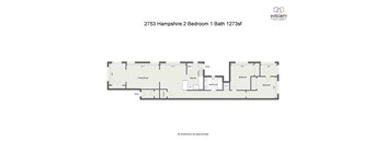 2753 Hampshire,  2 Bedroom 1 Bath