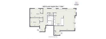 Euclid Heights B 2825, 2 Bedroom 1 Bath (Garden) at Integrity Cleveland Heights, Cleveland Heights, Ohio
