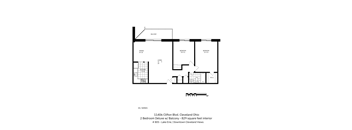 a floor plan of a 2 bedroom unit with a loft