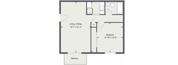 1 Bedroom 1 Bath 575 Sq. Ft at Integrity Berea Apartments, Integrity Realty LLC, Ohio, 44017