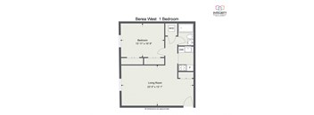 1 Bedroom - 2D670 Sq. Ft Floor Plan at Integrity Berea Apartments, Integrity Realty LLC, Berea, Ohio
