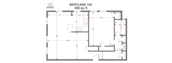 1 Bedroom 1 Bath Floor Plan at Integrity Cleveland Heights, Cleveland Heights, OH, 44106