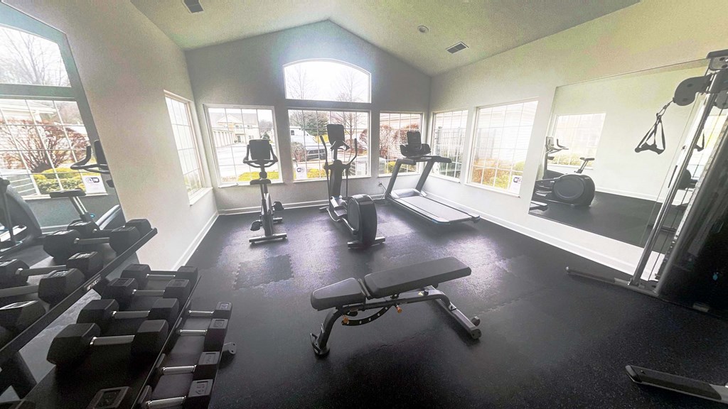 recently updated fitness center