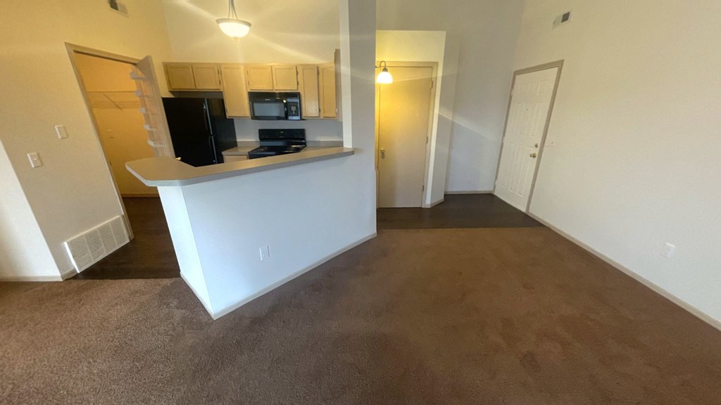 Open Kitchen and living area