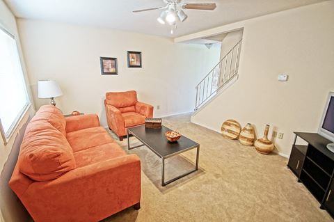 Modern Living Room at River Run Apartments - RYDYL I LLC,  Integrity Realty LLC, Warren