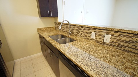 Sink With Faucet In Kitchen at The Reserves at 1150 Apartments, Integrity Realty LLC, Parma, 44134