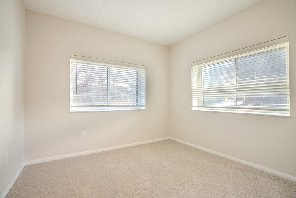 A room with two windows and carpeted floor t Atrium in The Village,  44122