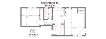 1 Bedroom 1 Bathroom Floor Plan at Integrity Cleveland Heights, Cleveland Heights