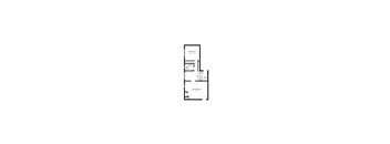 Spacious 1 Bedroom, 1 Bath Floorplan Image