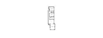Spacious 2 Bedroom, 1 Bath Floorplan Image