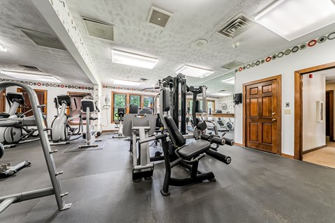 Fitness Center at Hunt Club Apartments, Ohio, 44321